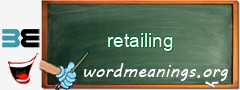 WordMeaning blackboard for retailing